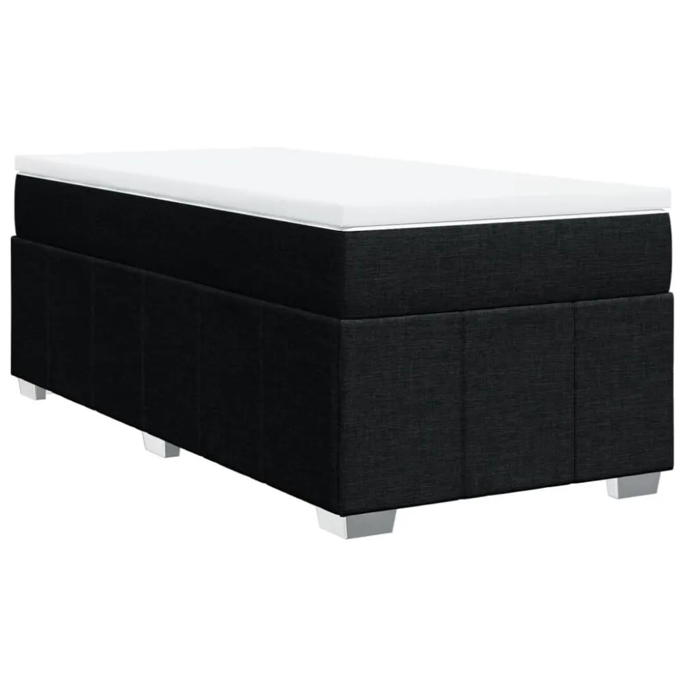 Edredão de Pluma Branca Cama com molasemcolchão 90x200 cm tecido preto
