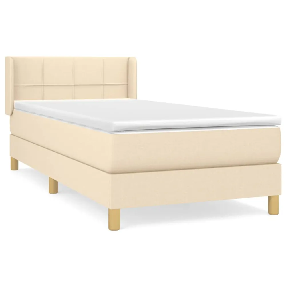 Edredão de Pluma Branca Cama com molasemcolchão 80x200 cm tecido cor crème