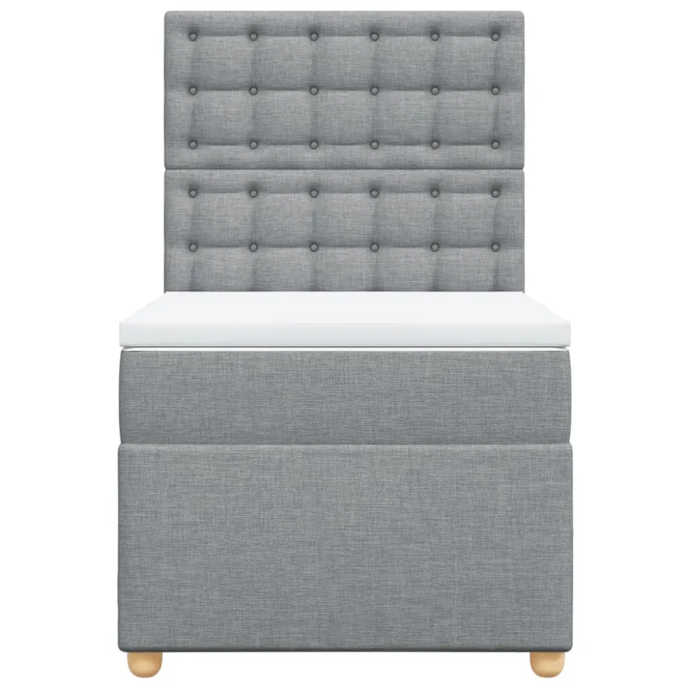 Edredão Térmico de Pluma Cama com molasemcolchão 100x200 cm tecido cinzento-claro