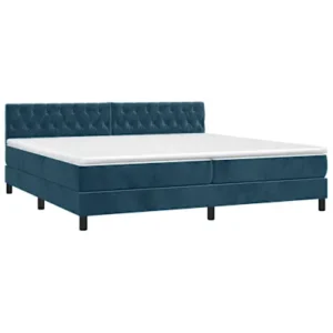 Edredão Térmico de Pluma Cama com molasemcolchão 200x200 cm veludo azul-escuro