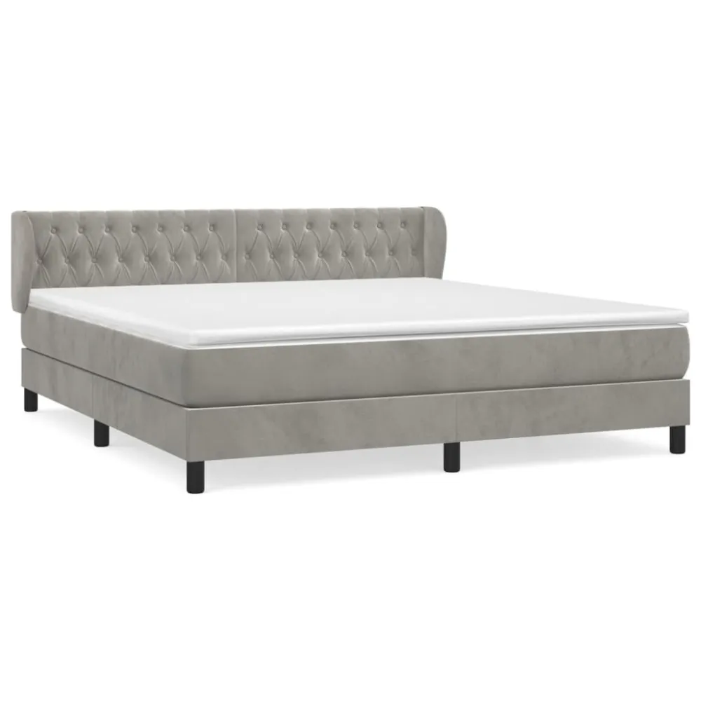 Edredão Térmico de Pluma Cama com molasemcolchão 160x200 cm veludo cinzento-claro