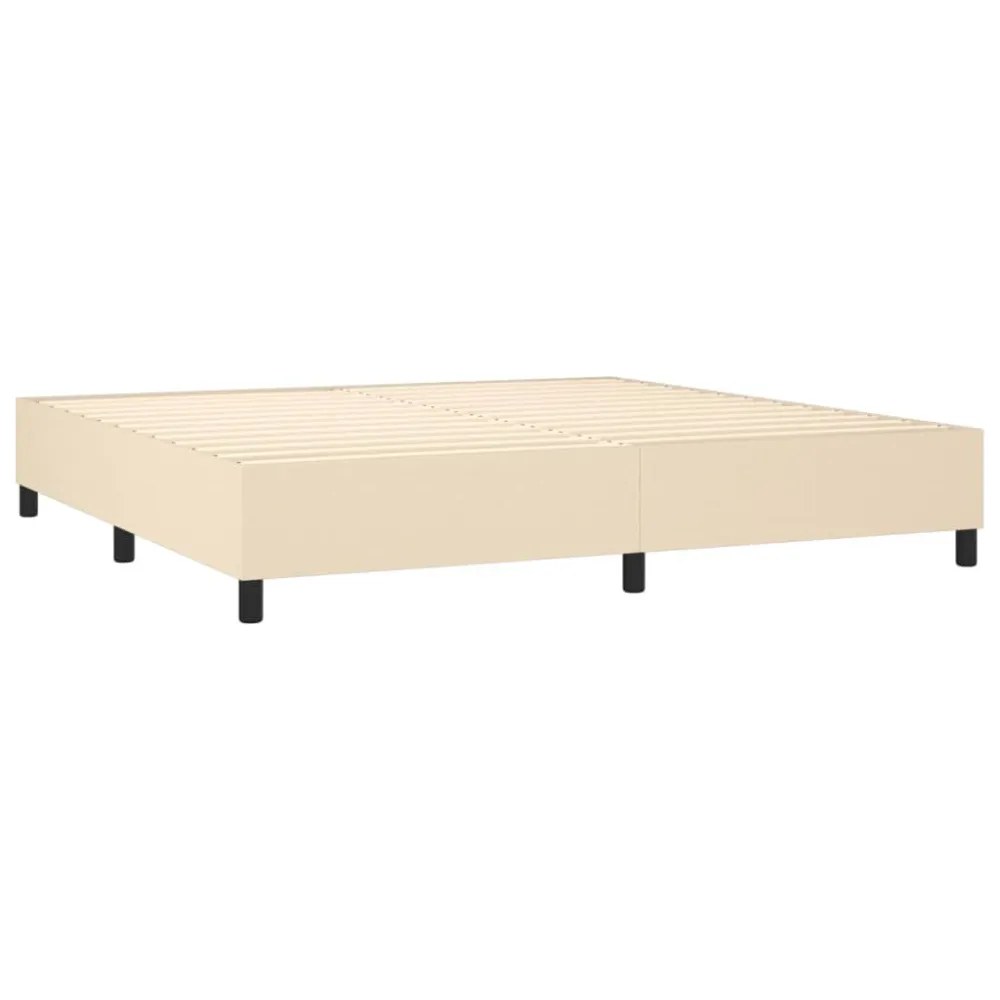 Premium Algodão Egípcio Cama com molasemcolchão 200x200 cm tecido cor creme