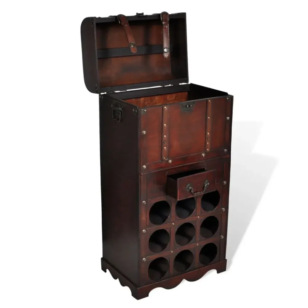 Garrafeira para 9 garrafas de vinho