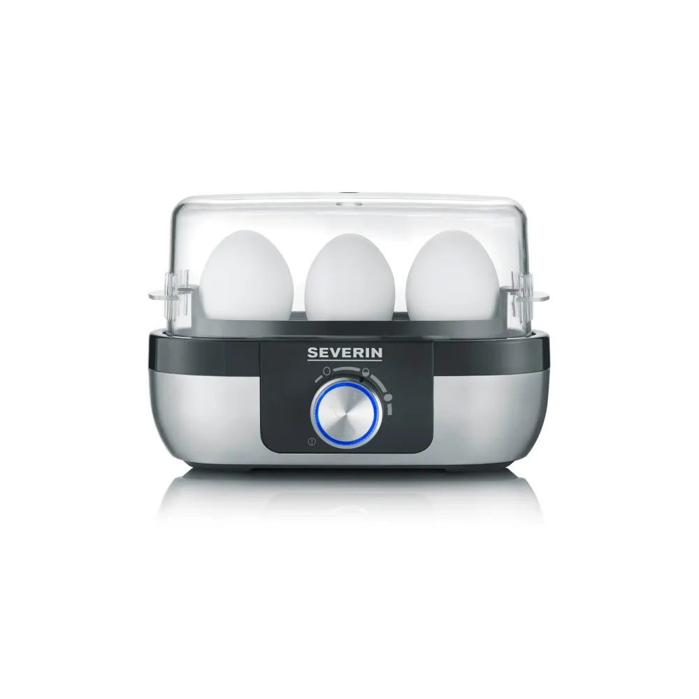 Máquina de Cozer Ovos Elétrica Severin EK3163 | 3 Ovos, Inox, 270W