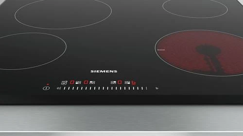 Placa de Vitrocerâmica Siemens iQ100 ET651FEN1E | Elétrica | 59.2 cm | 4 Zonas | Preto