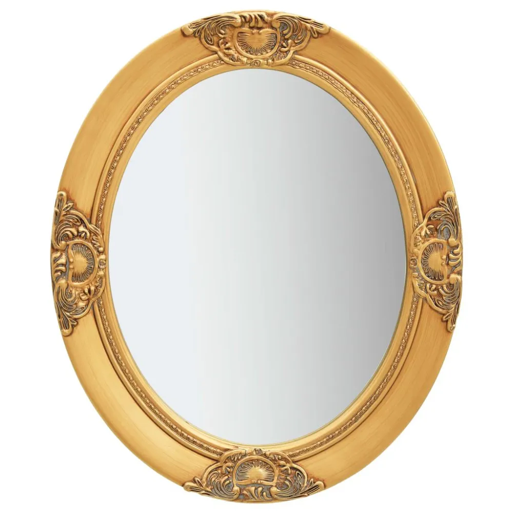 Design de Luxo Espelho de parede estilo barroco 50x60 cm dourado