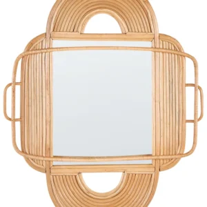 Espelho ALCORN Rattan Espontâneo