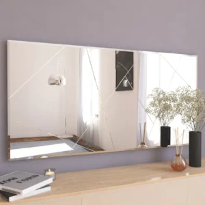 Espelho de parede decorativo Kyrget 60x120cm Habitual Geométrico