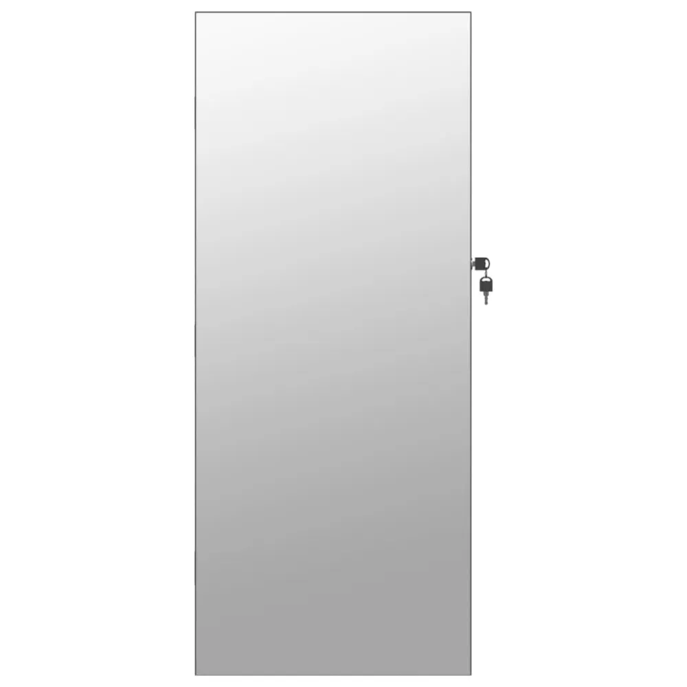 Espelho de Parede Móvel para joias de parede espelhado com luzes LED preto