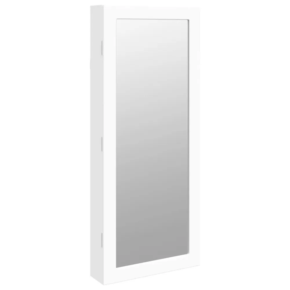 Espelho Solar Móvel para joias de parede espelhado com luzes LED branco