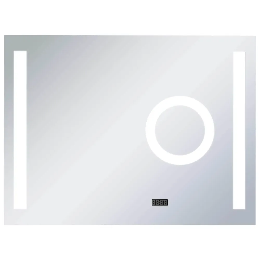 Premium Decor Espelho de parede LED com sensor tátil casa de banho 80x60 cm