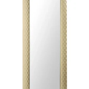 Wall Mirror ANTIBES Dourado com Moldura de Madeira