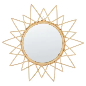Wall Mirror AROEK Rattan Orgânico
