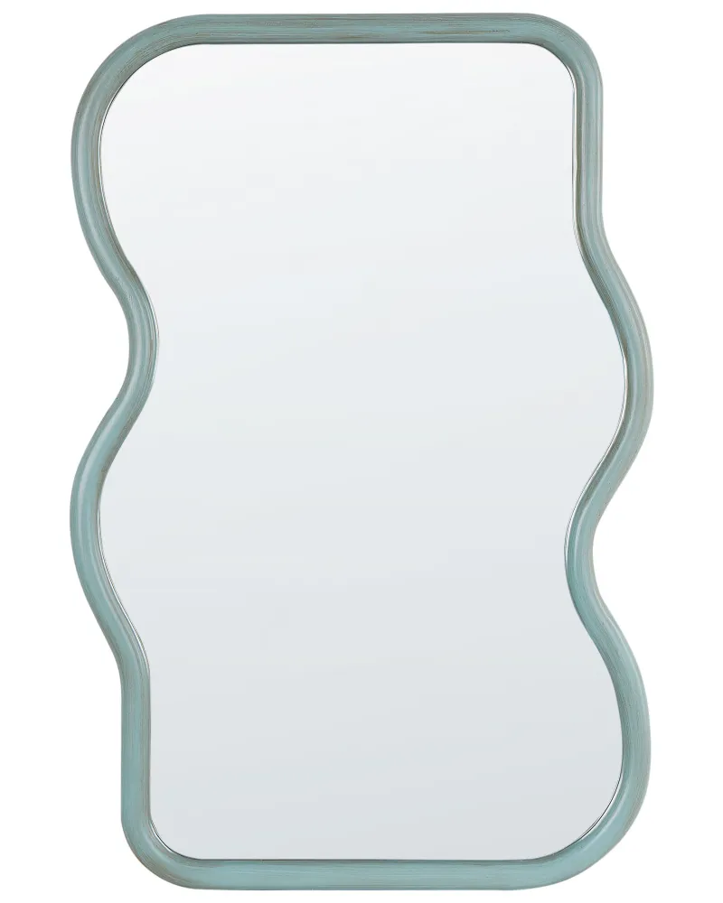 Wall Mirror RONNET Wood Light Cobalto