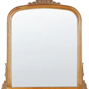 Metal Wall Mirror 75 x 78 cm Ouro SUSSEY