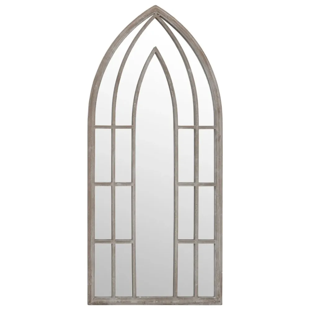 Premium Decor Espelho em ferro para uso no interior 100x45 cm cor areia