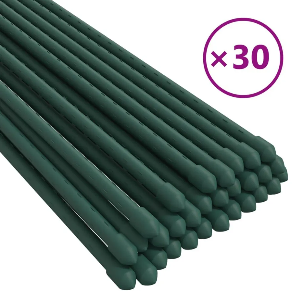 Estaca para plantas de jardim 30 pcs 60 cm ço com Fios de Amarração