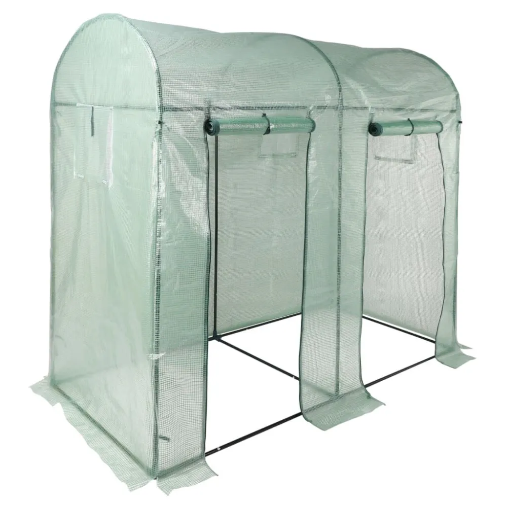 HI Estufa com 2 portas verde com Kit de Fixação