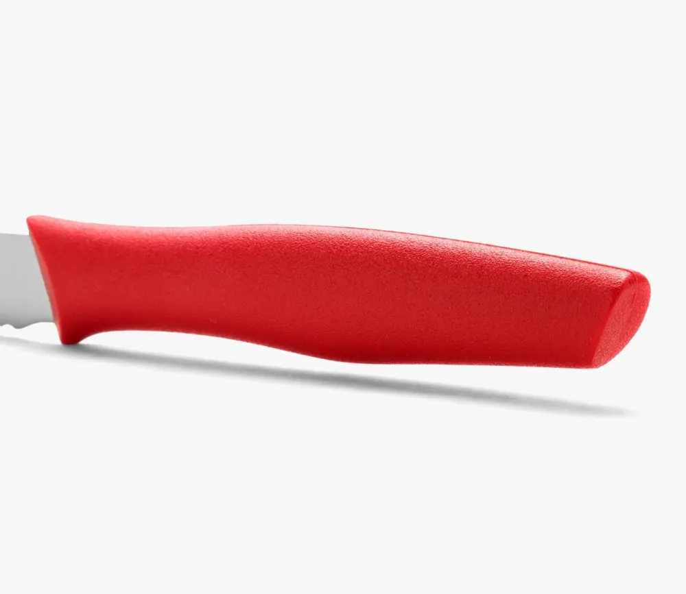 Facas de mesa cor vermelho perolado da série Nova 110 mm, perfeito para mesa
