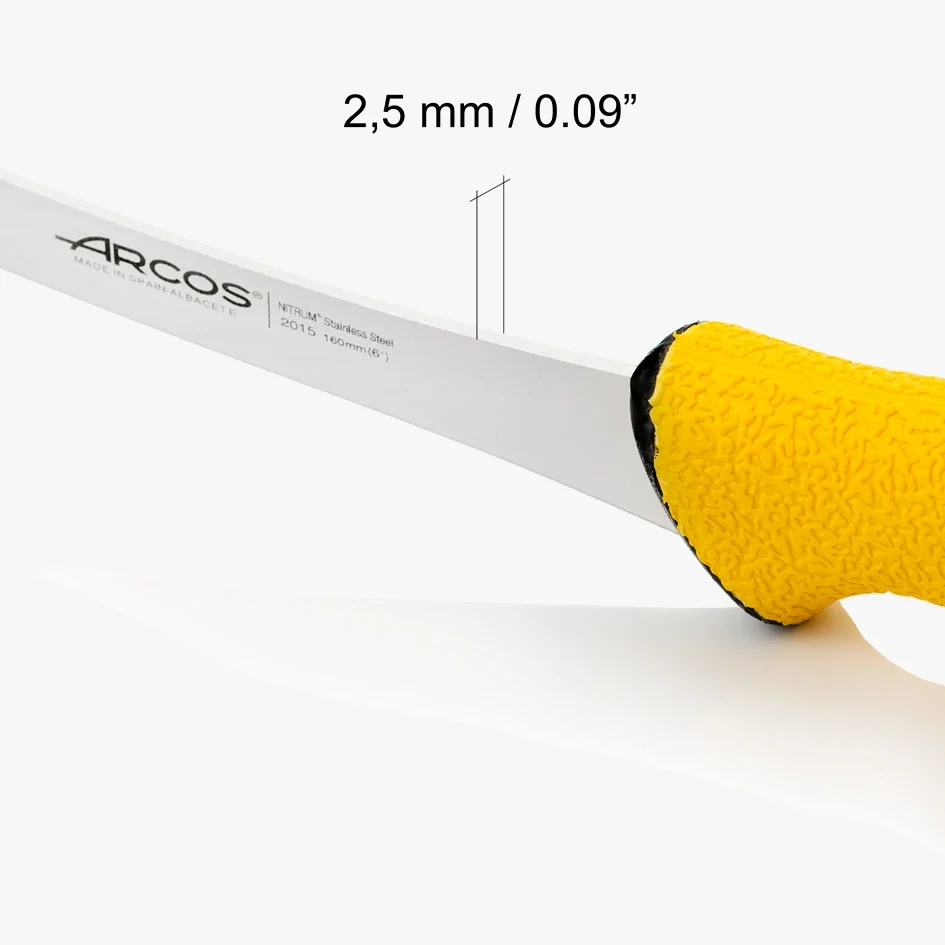 Faca Desossadora Semi-Rígida Série Duo Pro de 160 mm com Corte Preciso