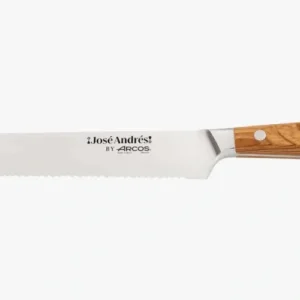 Faca de pão Série José Andrés 200 mm com Suporte Incluso