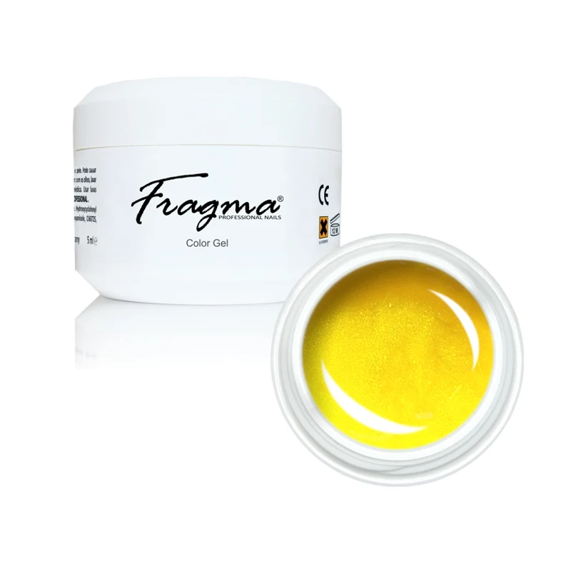 FRAGMA® Color Gel Neon Glitter Amarelo 5ml