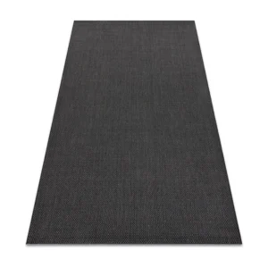 Tapete prumo SIZAL FLAT 48663/090 preto Cor sólida 200x290 cm
