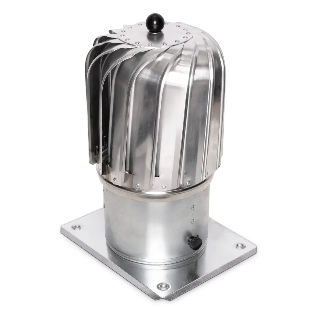 STERR ERC150AB - 150 mm Chaminé Alongada Giratória com Base Pronto para Uso
