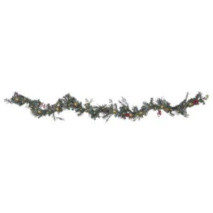 Pre-Lit Christmas Garland 270 cm Musgo ELBRUS