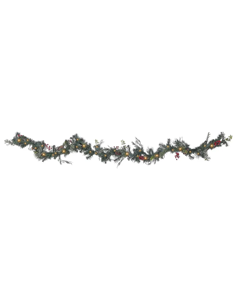 Pre-Lit Christmas Garland 270 cm Musgo ELBRUS