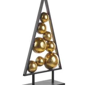 Figura do Menino Jesus em Resina Figura decorativa preto e dourado 65 cm RANUA