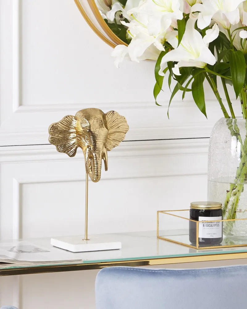 Decorative Figurine Elephant Ouro KASO