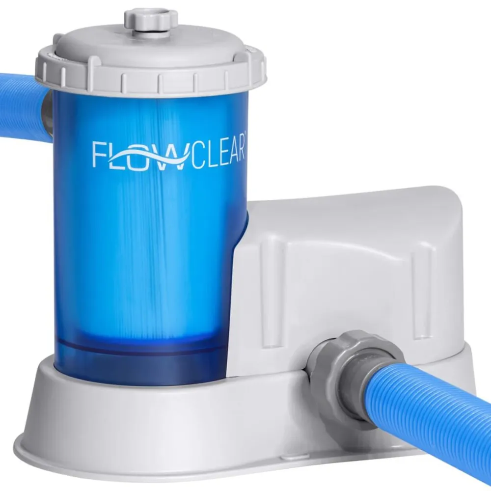 Bestway Bomba de filtro de cartucho transparente Flowclear Diatomáceas | Filtração Fina