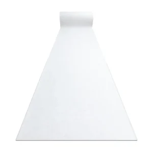 Corredor antiderrapante RUMBA 1950 Casamento cor única branco 120x500 cm com 5 Peças Incluídas