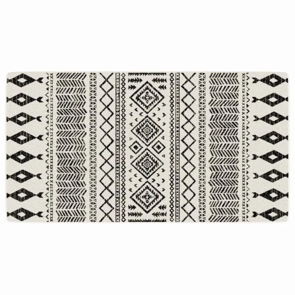 Tapete pelo conciso antiderrapante int./ext. 80x150 cm multicor para Porta da Frente