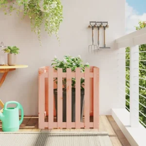 Vaso jardim com design cerca 70x70x70 cm madeira douglas maciç Clicnbuy