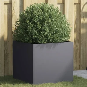 Vaso/floreira 42x40x39 cm ço laminado frio antracite Clicnbuy