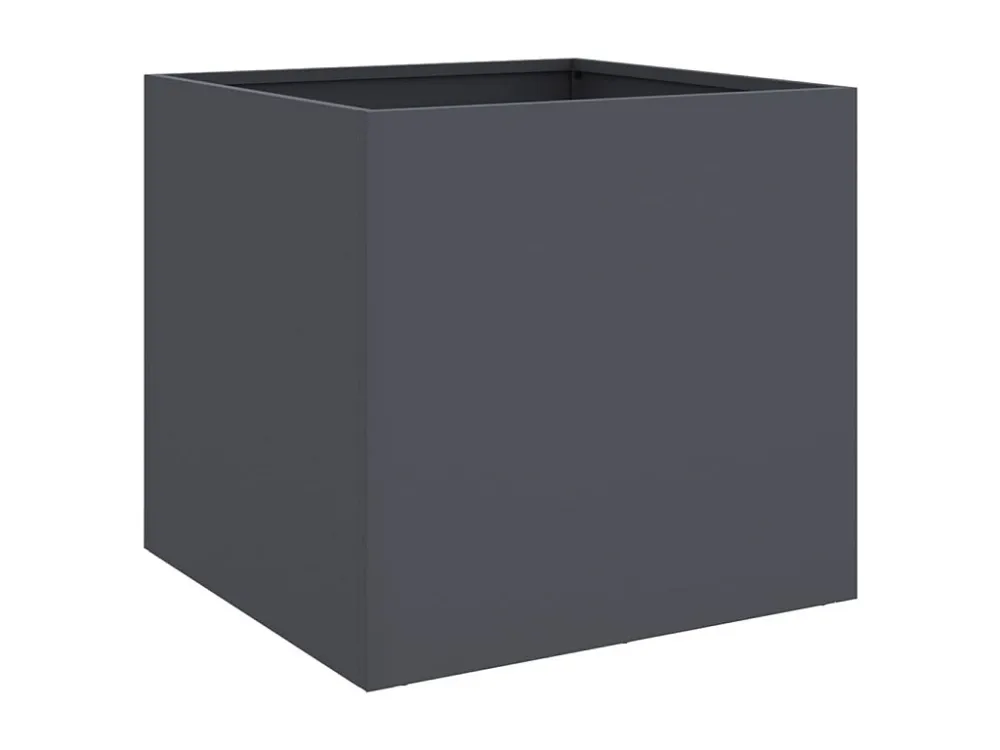 Vaso/floreira 42x40x39 cm ço laminado frio antracite Clicnbuy