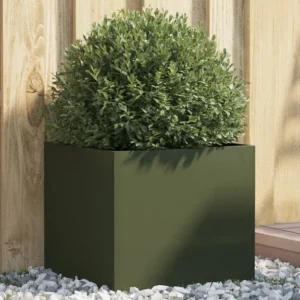 Vaso/floreira 42x40x39 cm ço laminado frio verde Clicnbuy