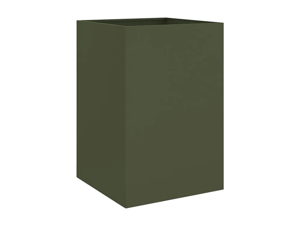 Vaso/floreira 52x48x75 cm ço laminado frio verde Clicnbuy