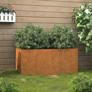 Vaso/floreira 62x30x29 cm ço corten Clicnbuy