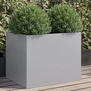 Vaso/floreira 62x47x46 cm ço galvanizado prateado Clicnbuy