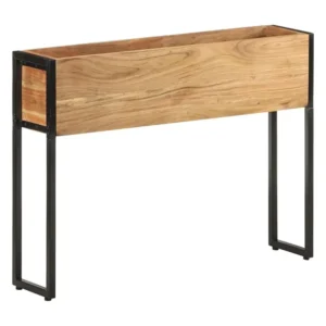 Vaso/floreira 90x20x68 cm madeira de acácia maciç Clicnbuy