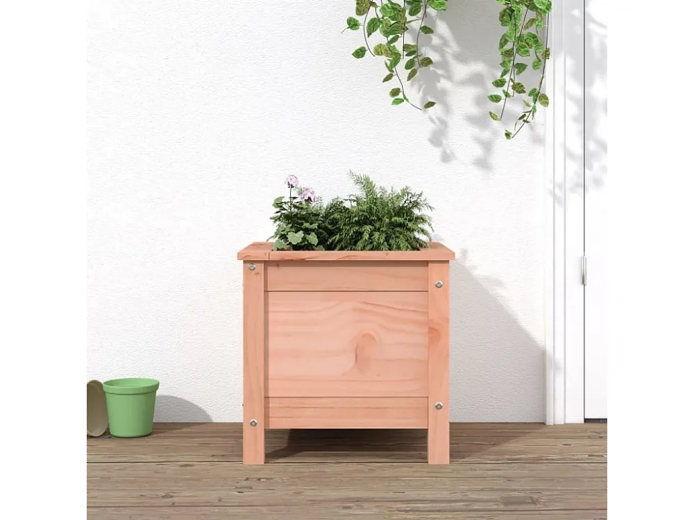 Vaso/floreira de jardim 40x40x39 cm madeira de douglas maciç Clicnbuy