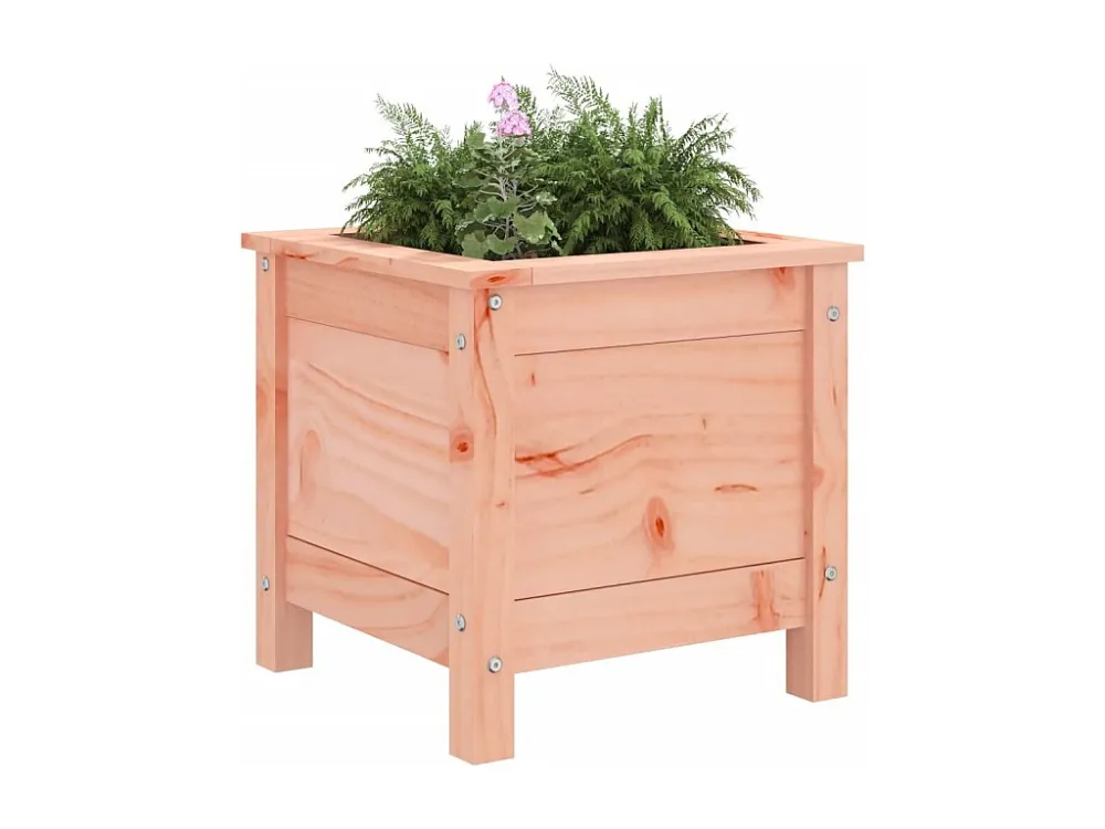 Vaso/floreira de jardim 40x40x39 cm madeira de douglas maciç Clicnbuy