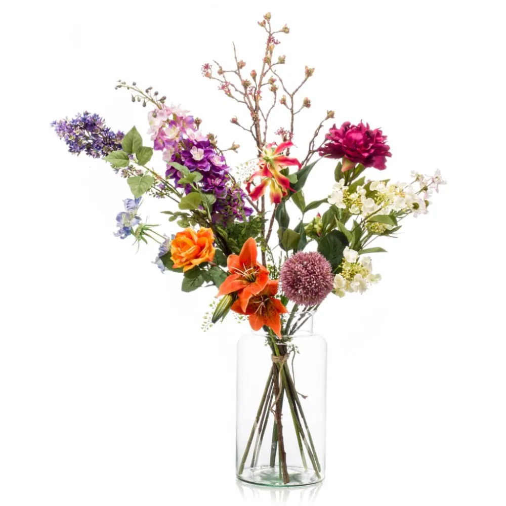 Emerald Buquê artificial Flower Bomb XL Design Realista em Tecido