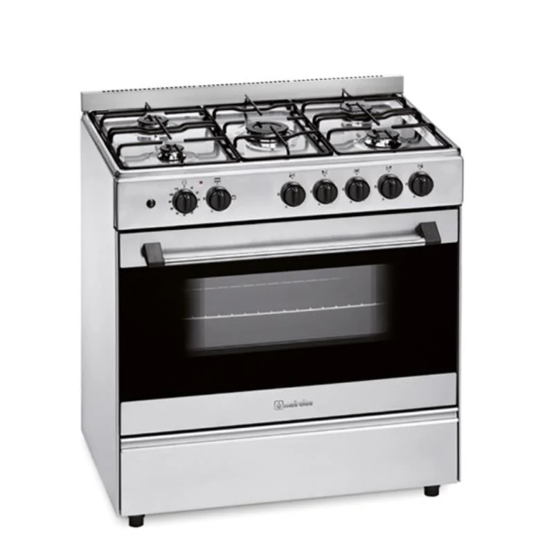 Fogão Gás Meireles M801X ST | 5 Queimadores, Forno Gás, 102L para Ambientes até 50m²