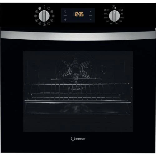 Conjunto de Colheres Forno Elétrico Indesit IFW 4844 H BL | 71 L | 59.5 cm | + | Preto