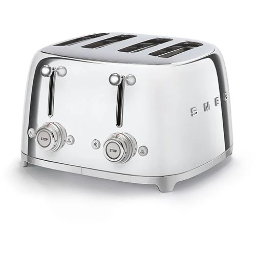 Torradeira Smeg Anni 50 com 4 Fendas TSF03SSEU - Cromado