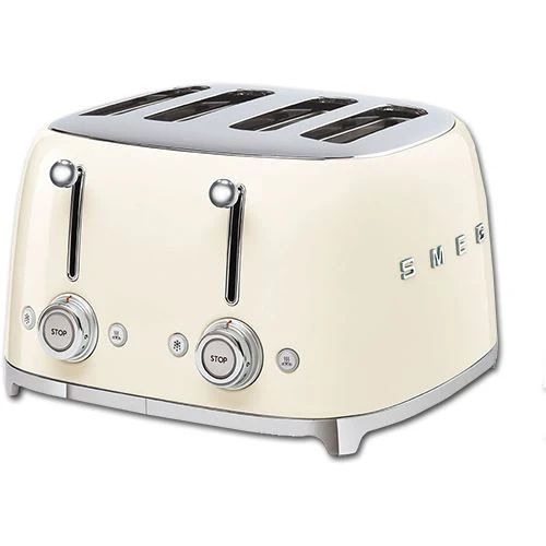 Torradeira Smeg Linea Anni'50 com 4 Fendas - Creme - TSF03CREU - Outlet - Grade